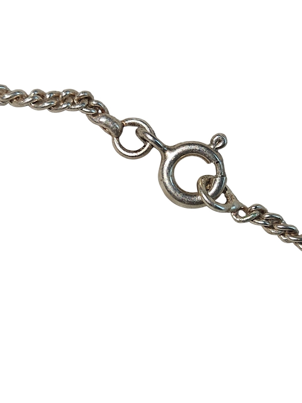Vintage Sterling Silver & Marquise Garnet Statement Necklace - Picture 4 of 8